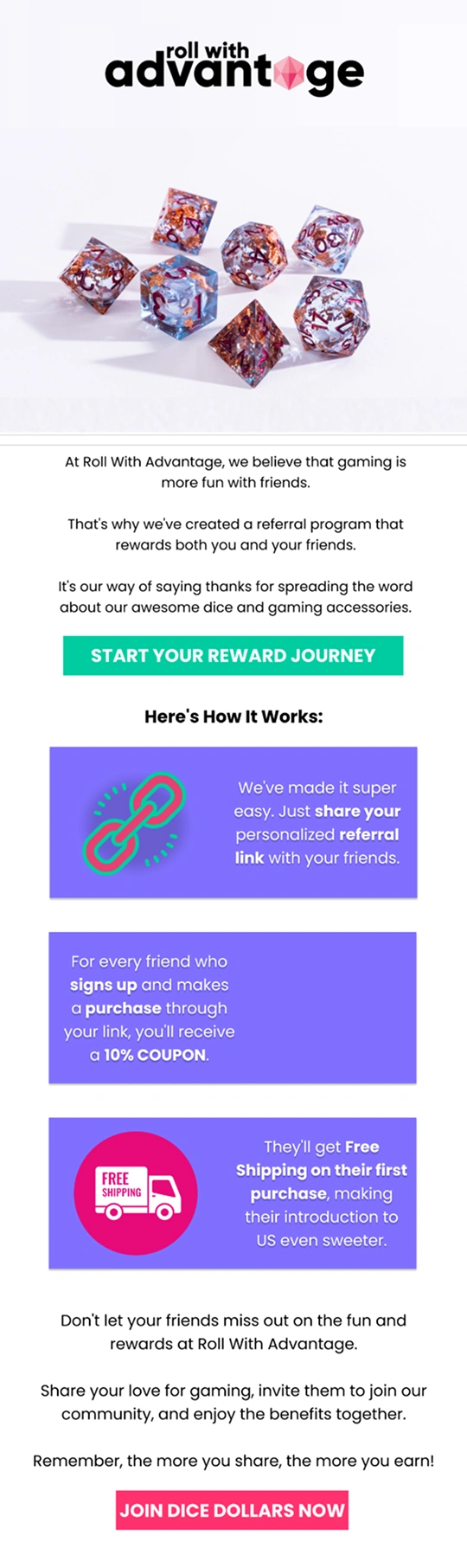 Your Proactive Media Email Design 13 with Roll with advantage