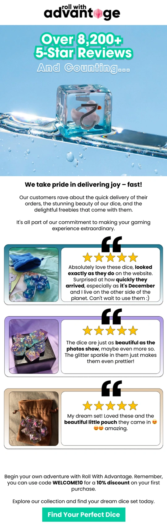 Your Proactive Media Email Design 14 with Roll with advantage