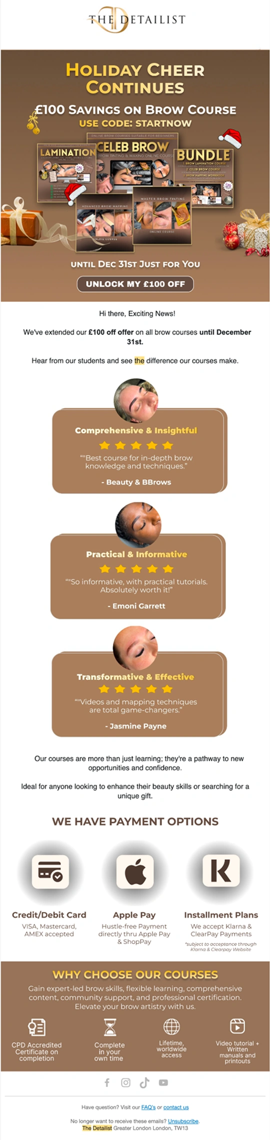 Your Proactive Media Email Design 15 with The Detailist