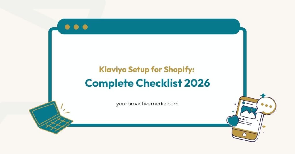 A comprehensive Klaviyo checklist banner